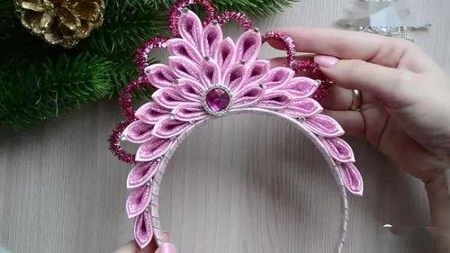 丝带成人手工发饰视频,打造时尚个性发饰DIY